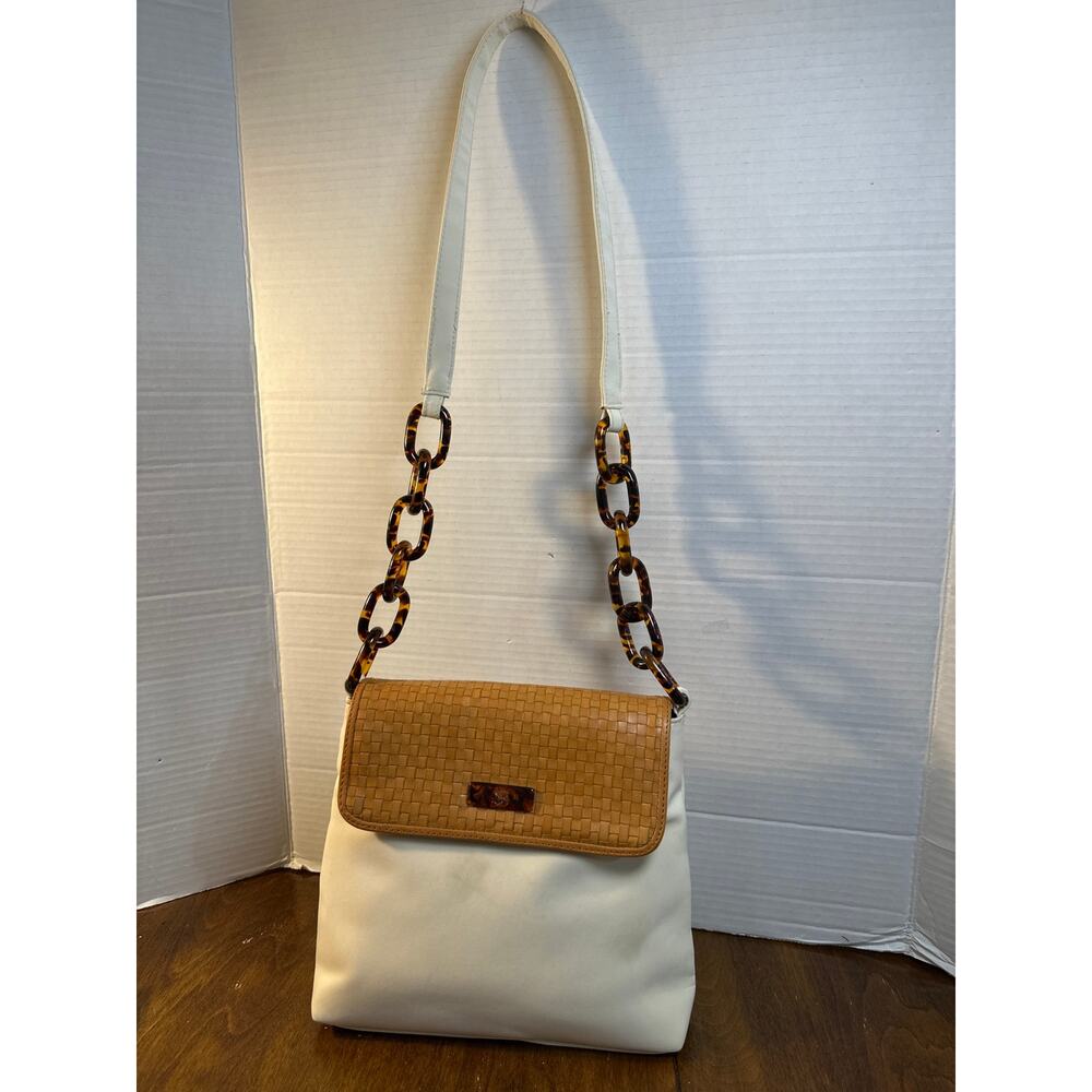 Silver Blue (SB - New York ) shoulder bag purse made in USA with chain strap